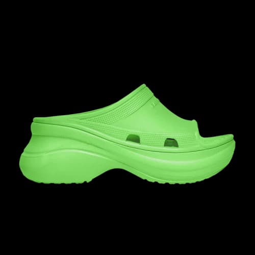 Crocs x Balenciaga Pool Slide Sandal 'Neon Green'