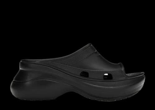 Balenciaga x Crocs Pool Slide Sandals Black (Women's)