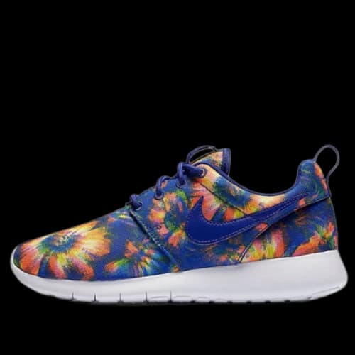 (GS) Nike Roshe One Print Low-Top Blue/Orange