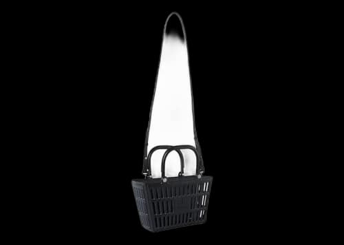 Balenciaga Mag Basket Tote Bag Black