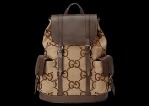 Gucci Backpack with Jumbo GG Camel/Ebony