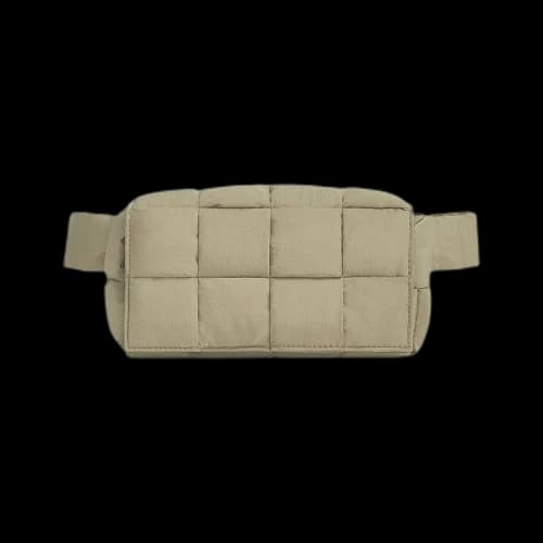 Bottega Veneta Belt Cassette Bag 'Sesame/Silver'