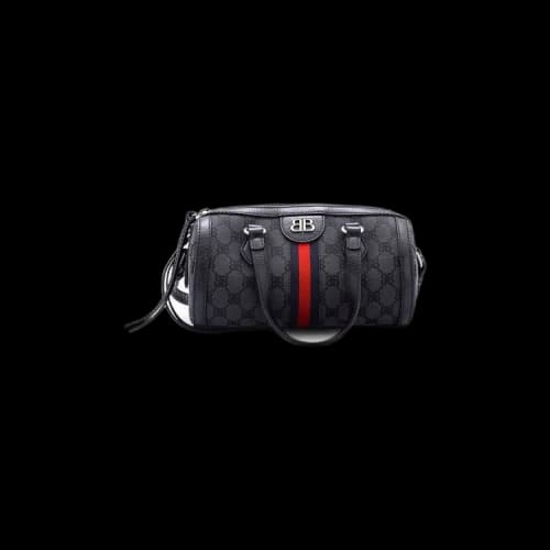 Gucci x Balenciaga The Hacker Project Small Boston Bag 'Black'