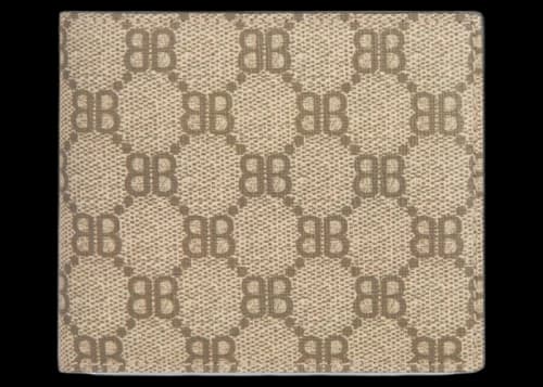 Gucci x Balenciaga The Hacker Project Bi-Fold Wallet Beige