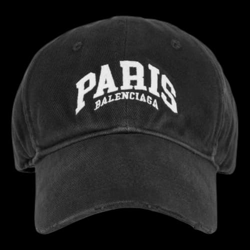 Balenciaga Cities Paris Cap 'Black'