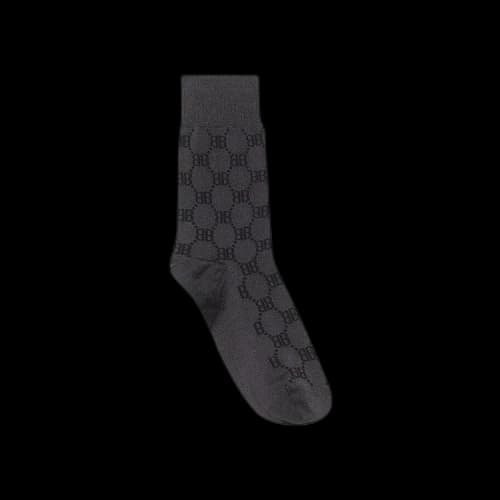 Gucci x Balenciaga The Hacker Project Hacker BB Tennis Socks 'Charcoal Grey'