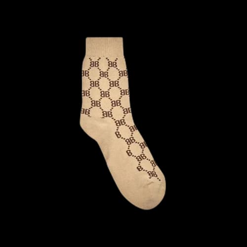 Gucci x Balenciaga The Hacker Project Hacker BB Tennis Socks 'Beige'
