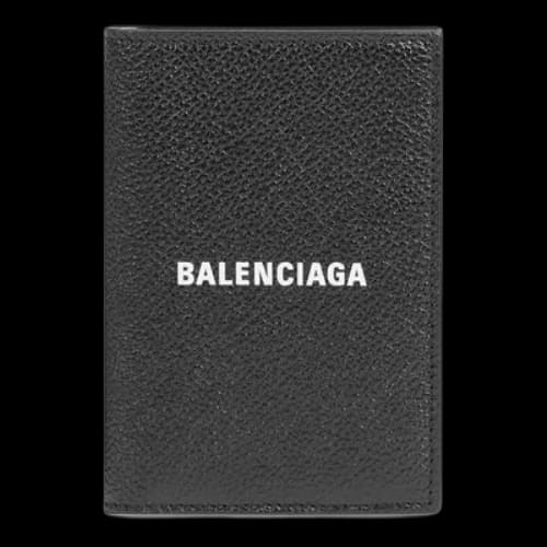 Balenciaga Cash Vertical Bifolded Wallet 'Black White'