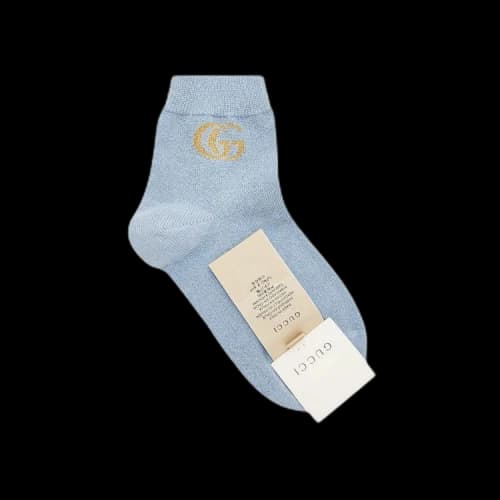 Gucci Metallic Socks 'Nile/Yellow'
