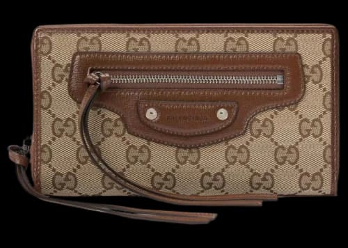 Gucci x Balenciaga The Hacker Project Neo Classic Zip Around Wallet Beige/Ebony