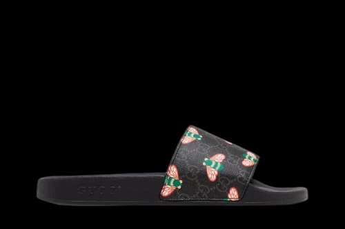 Gucci GG Supreme Slide 'Bee Print'