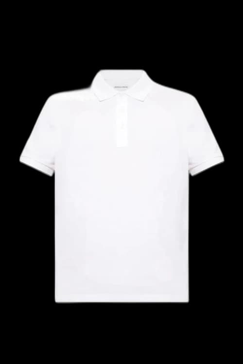 Bottega Veneta Mens Polo White