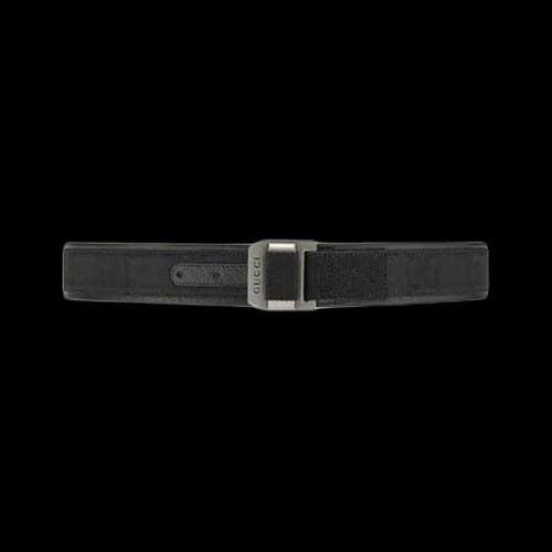 Gucci GG Patterned Print Belt 'Black'