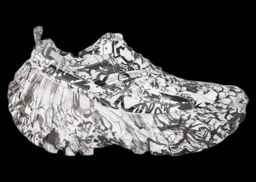 Balenciaga Bouncer Graffiti Print