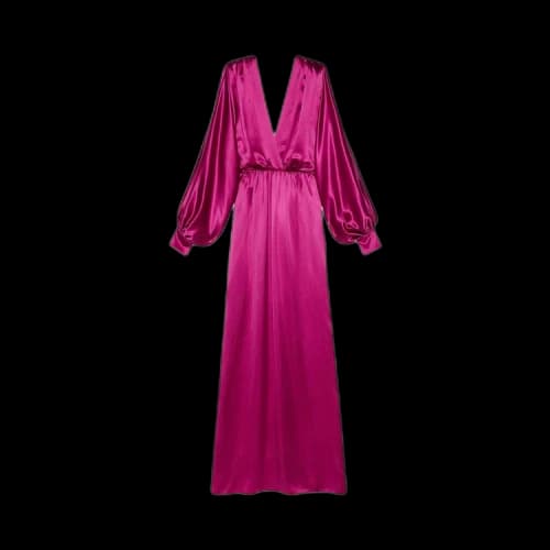 Gucci Satin Viscose Dress 'Intense Lotus Pink'