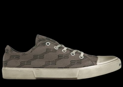 Balenciaga Paris Low 'BB Monogram Dark Mink Grey