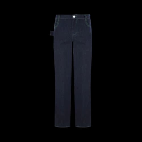 Bottega Veneta Embroidered 3 Stitch Denim 'Indigo'