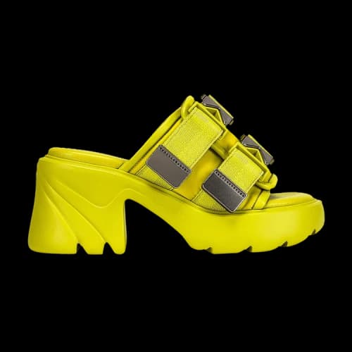 Bottega Veneta Flash Heeled Sandal 'Kiwi' (Women's)