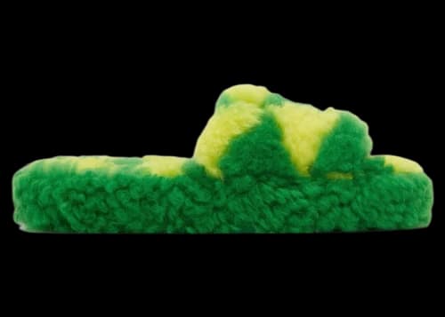 Bottega Veneta Teddy Sandal Green Yellow (Women's)