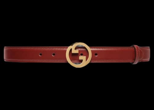 Gucci Blondie Belt Ruby Red