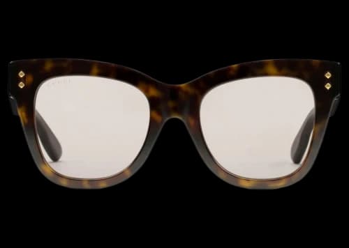 Gucci Cat-Eye Frame Sunglasses Dark Tortoiseshell (691297 J0740 2374)