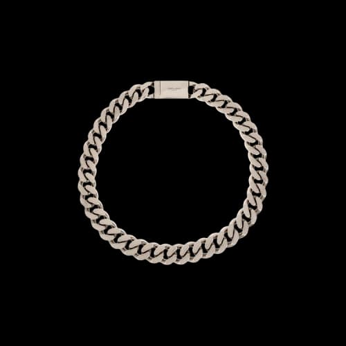 Saint Laurent Necklace 'Argent Oxyde'