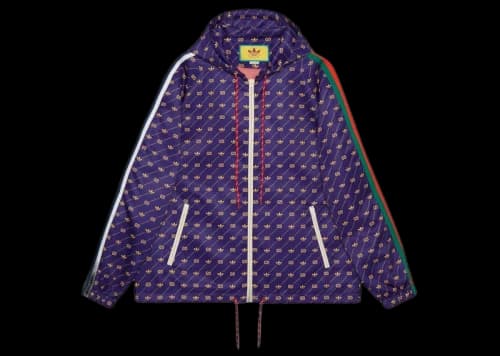 Gucci x adidas Trefoil Print Jacket Blue/Green