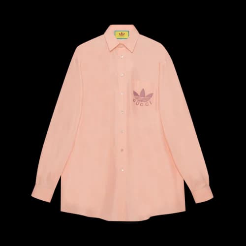 Gucci x adidas Fil A Fil Shirt 'Pink'