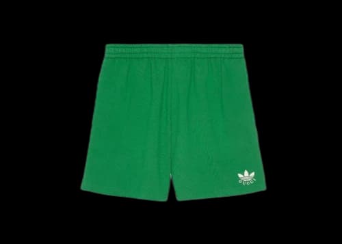Gucci x adidas Cotton Shorts Green