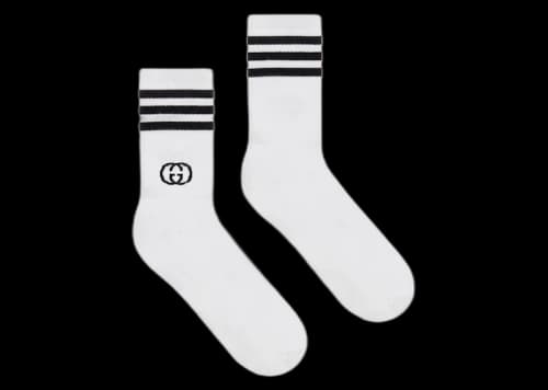 Gucci x adidas Ankle Socks White/Black