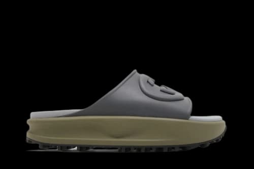 Gucci Sandal 'Interlocking G - Dark Grey Khaki'
