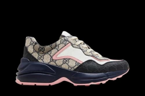 Gucci Rhyton Sneaker 'Beige Blue Monogram' (Women's)