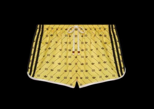 Gucci x adidas Shorts Yellow/Black
