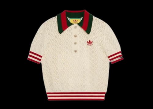 Gucci x adidas Cotton Polo White