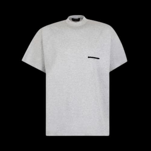 Balenciaga Strike 1917 T-Shirt Oversized 'Grey Vintage'