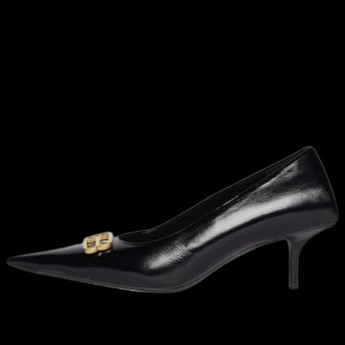 Balenciaga Square Knife BB 60mm Pumps 'Black Shiny Lambskin' (Women's)