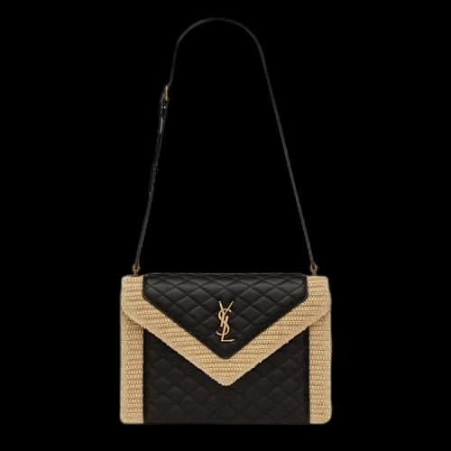Saint Laurent Gaby Satchel 'Nero/Naturale'