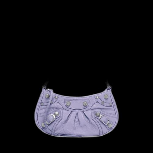 Balenciaga Le Cagole Mini Purse With Chain 'Light Purple'