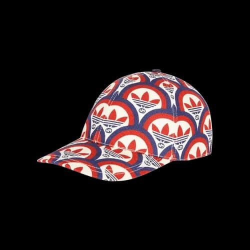 Gucci x adidas Trefoil Print Baseball Cap 'Red/White/Blue'