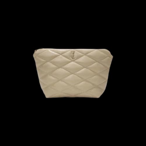 Saint Laurent Puffer Small Chain Bag 'Avorio'
