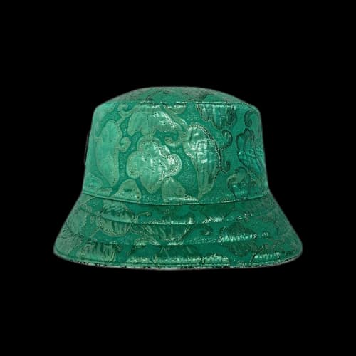 Gucci Metallic GG Bucket Hat Green