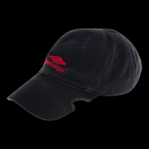 Balenciaga 3B Sports Icon Cap 'Black Red'