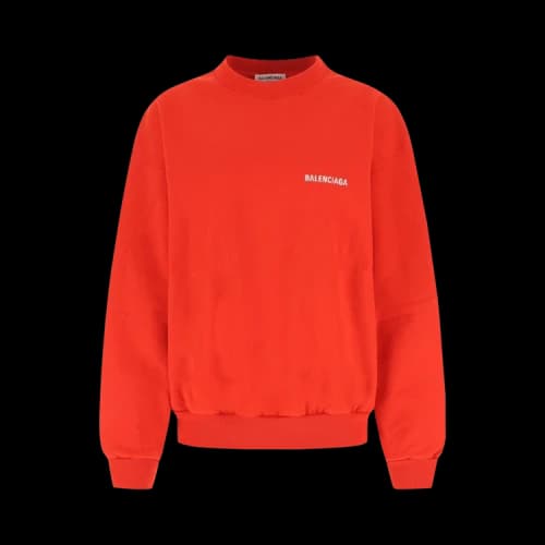 Balenciaga Crewneck 'Bright Red/White'