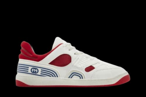 Gucci Basket Low 'White Demetra Red'