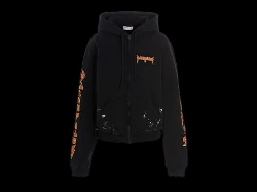 Balenciaga Metal Vintage Oversized Hoodie Black/Multi