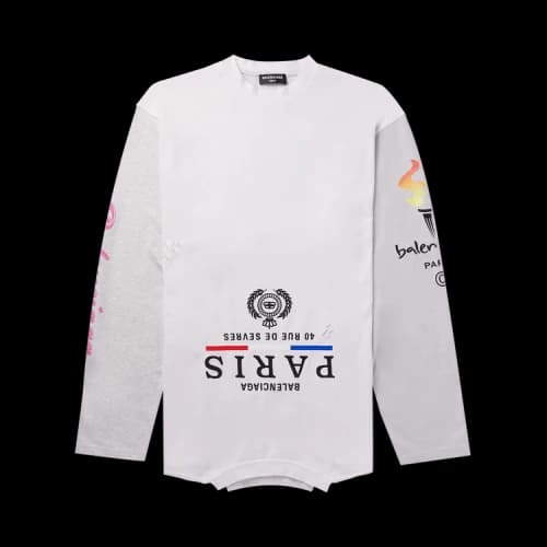 Balenciaga Upside Down T-Shirt 'White'
