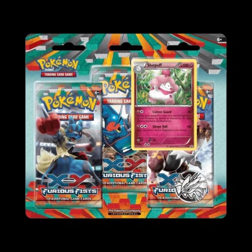 Pokémon XY: Furious Fists 3 Pack Blister 'Slurpuff'