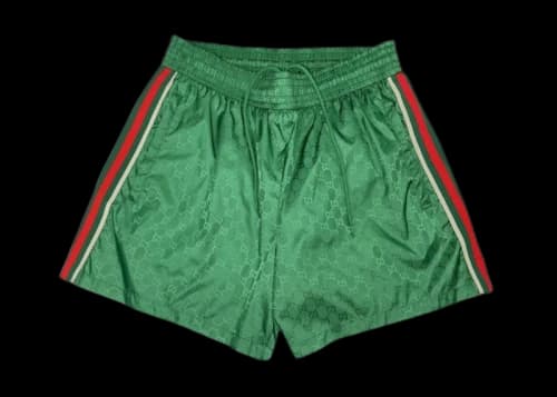 Gucci GG Jacquard Nylon (Euro Exclusive) Swim Shorts Green