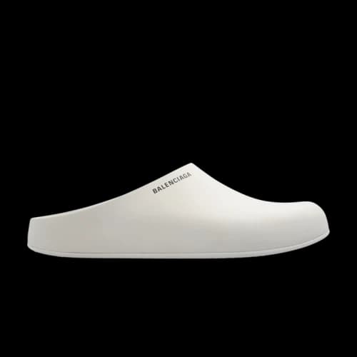 Balenciaga Pool Closed Slide 'Nacre'