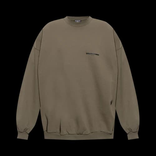 Balenciaga Oversized Crewneck 'Khaki'